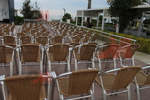 Алуминиеви столове за басейн с различни седалки
